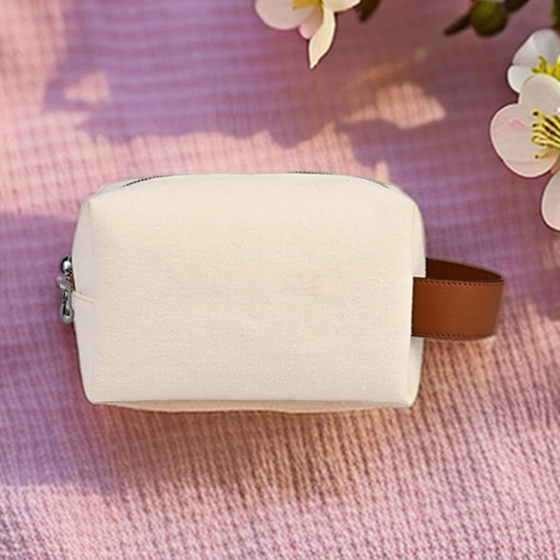 【然厚 X 迪桑娜】DISSONA迪桑娜化妆包灰色布质女时尚简约ins便携