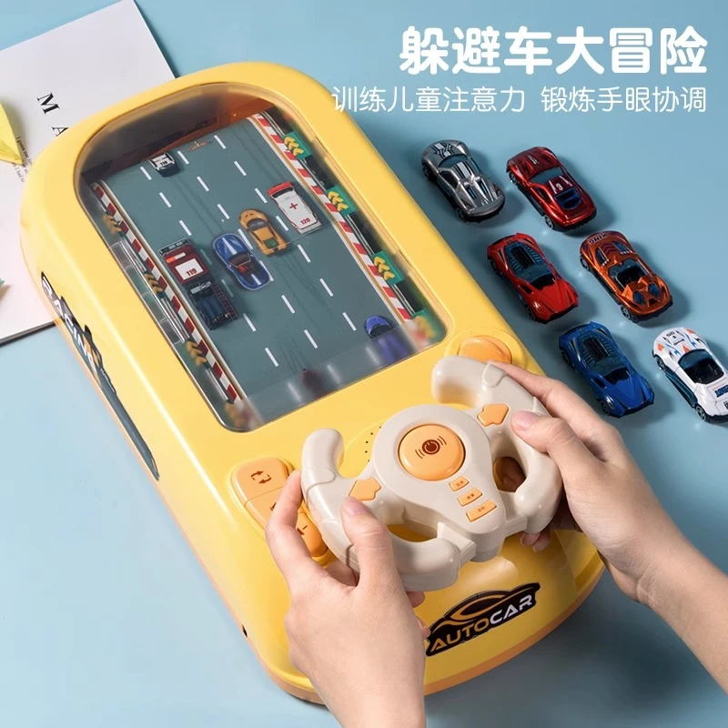 儿童方向盘驾驶玩具副驾驶早教赛车婴儿车方向盘模拟驾驶学习玩具
