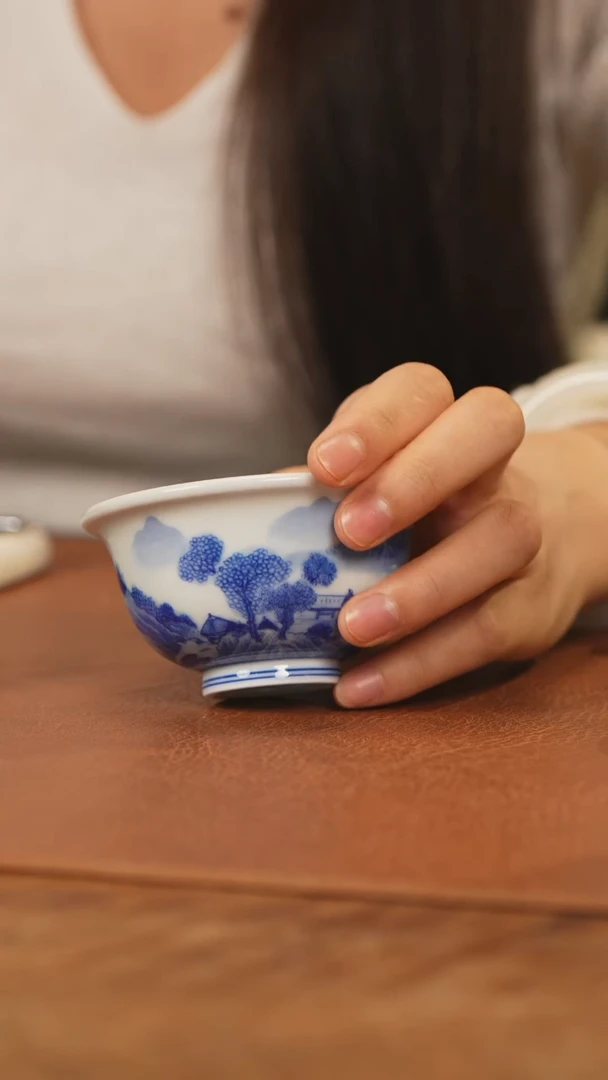 【闪购商品】杯景德镇青花主人杯