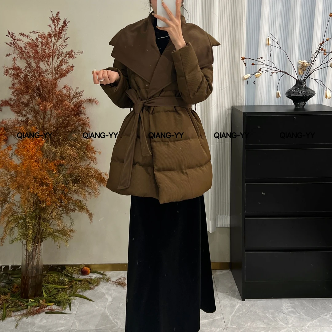 冬季新款设计感小众气质洋气百搭时尚白鸭绒外套612