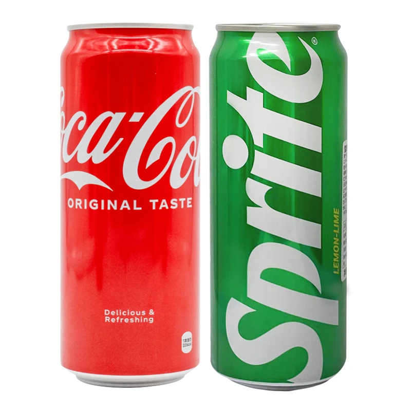 COCA COLA/可口可乐日本进口可乐雪碧500ml/罐大铝罐碳酸饮料汽水