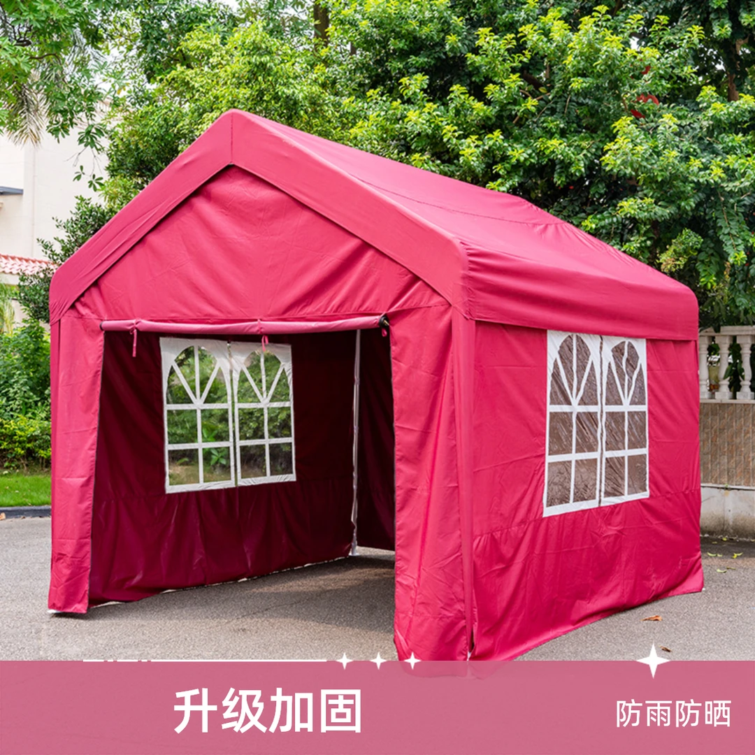 网红集市户外露营帐篷遮阳棚摆摊四脚夜市伞雨棚防雨篷白色墨绿色