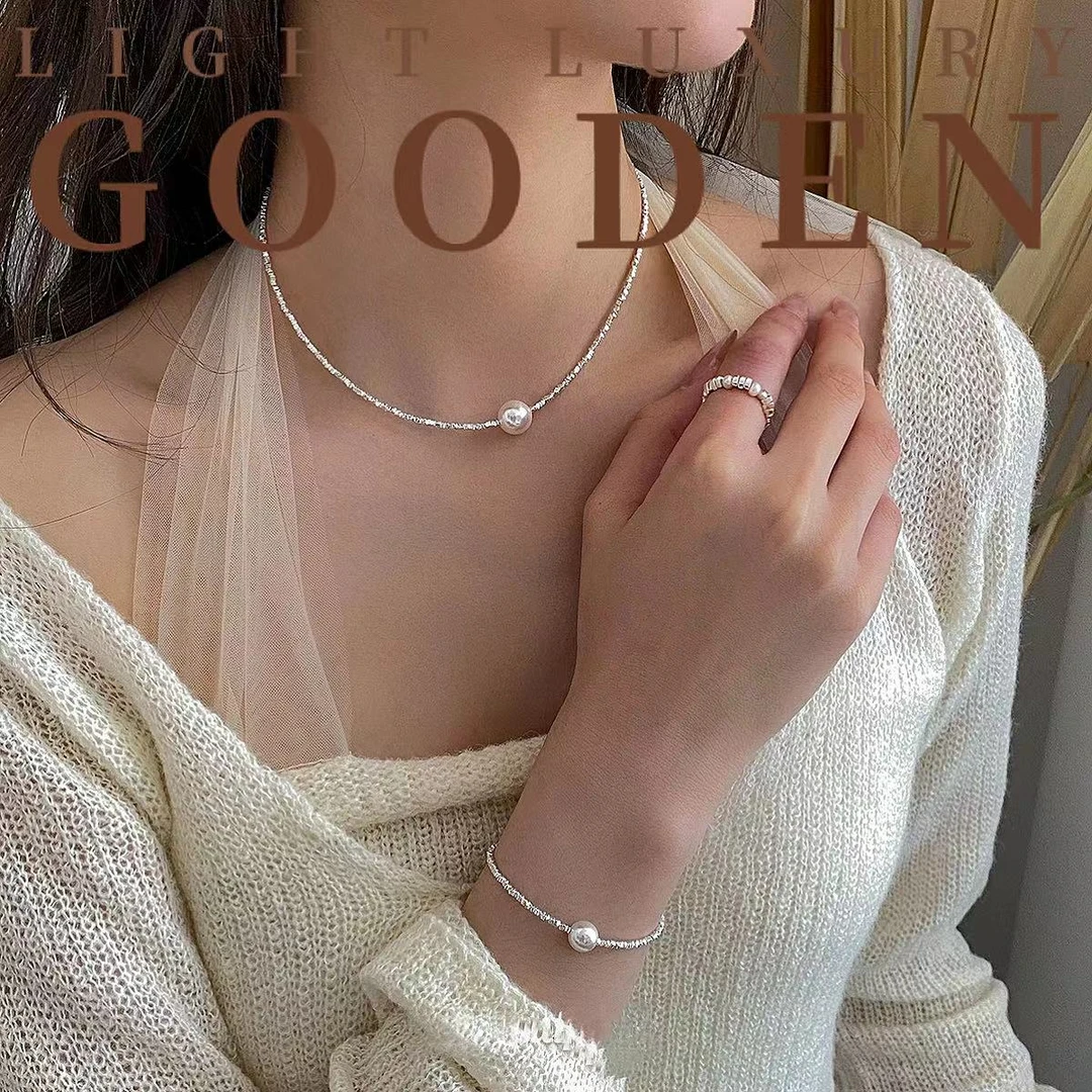 铜合金项链 Gooden岛家【余晖】夏季必备百搭项链简约气质个性ins