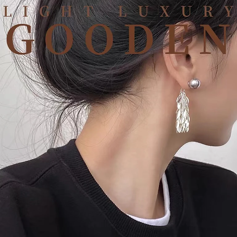 铜合金耳饰 【银河瀑布】长款个性复古耳环女小众气质高定饰品耳坠