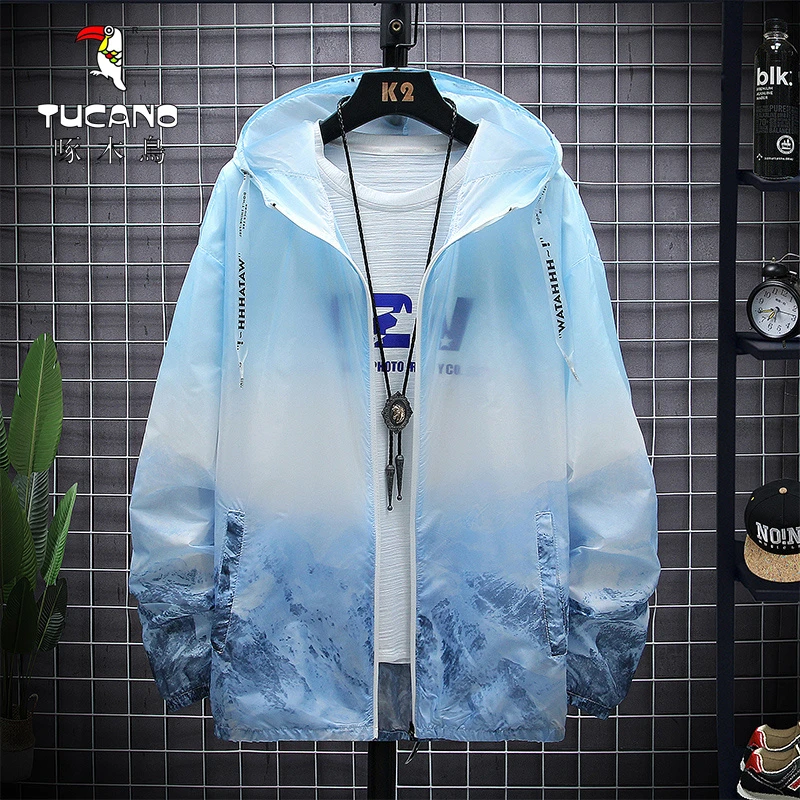 啄木鳥夏季冰丝防晒衣男女款学生户外防紫外线外套防晒服2025爆款