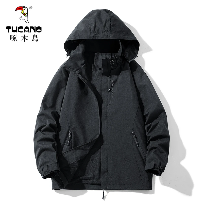 啄木鸟品牌新款高颜值机能冲锋衣男款秋季户外爬山登山服夹克外套