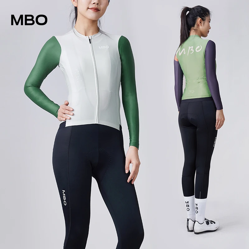 MBO迈森兰 女子全场景长袖骑行服从容 夏公路车透气速干骑行上衣