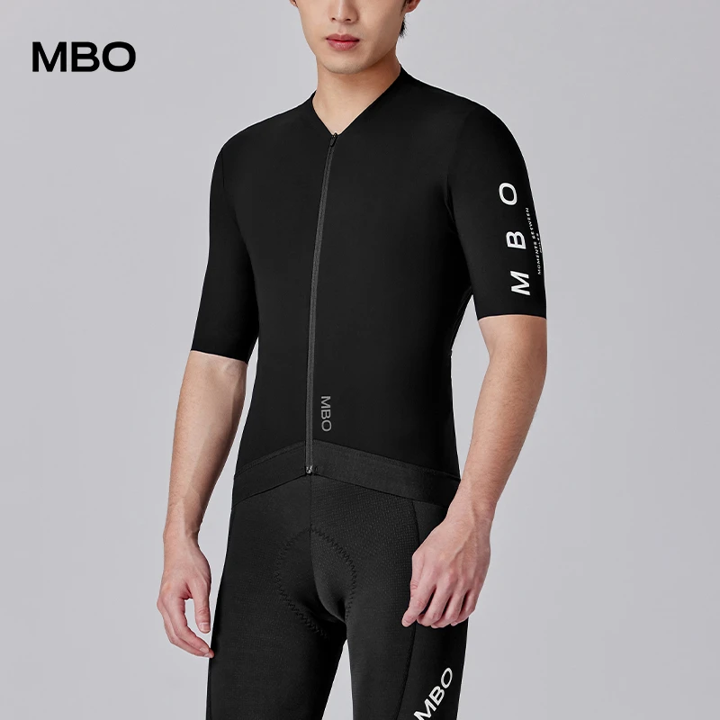 MBO男子凉感运动短袖骑行服夏季户外公路车骑行上衣速干修身C501
