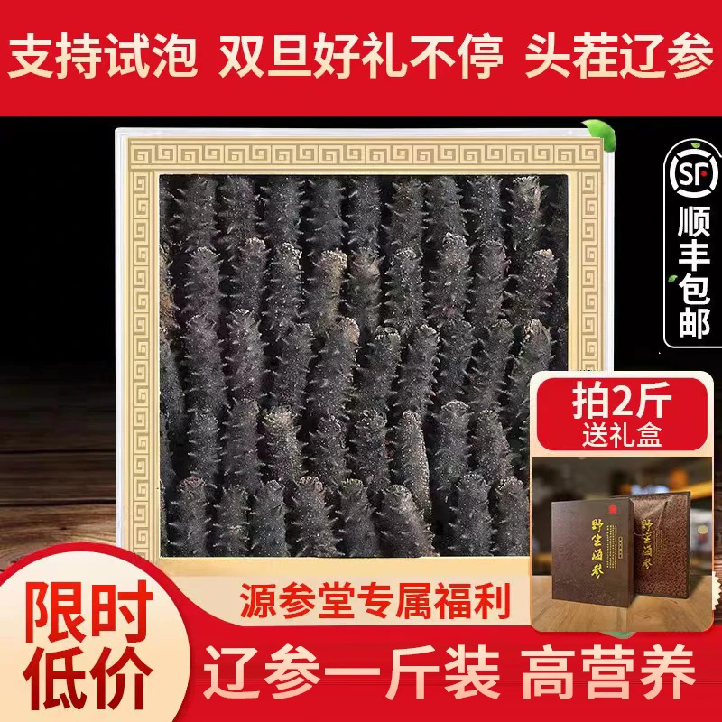 【源参堂-25头左右】精品淡干海参500g 一斤25头左右严格把控品质