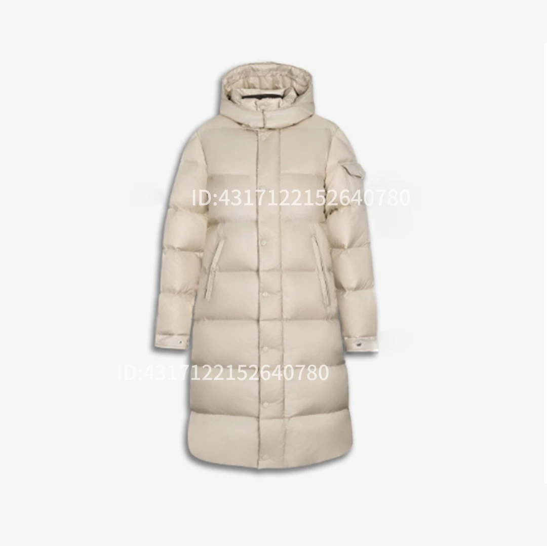 时尚休闲简约男女款羽绒服连帽中长款保暖秋冬yyy