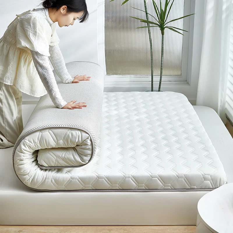 SF新款简约家用床褥子榻榻米单人学生宿舍褥子床垫加厚防滑垫睡垫