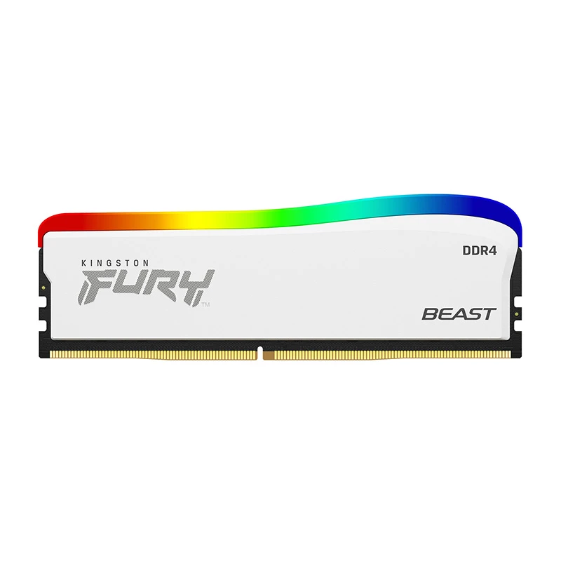 金士顿(Kingston)DDR4 3200 3600 16G RGB台式机白色内存条灯条