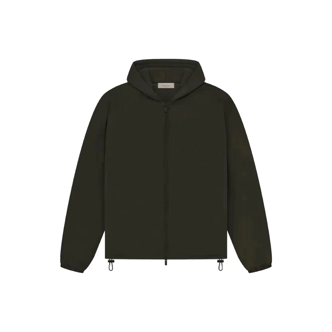 第八季字母后背速干连帽棉服夹棉开衫外套冬