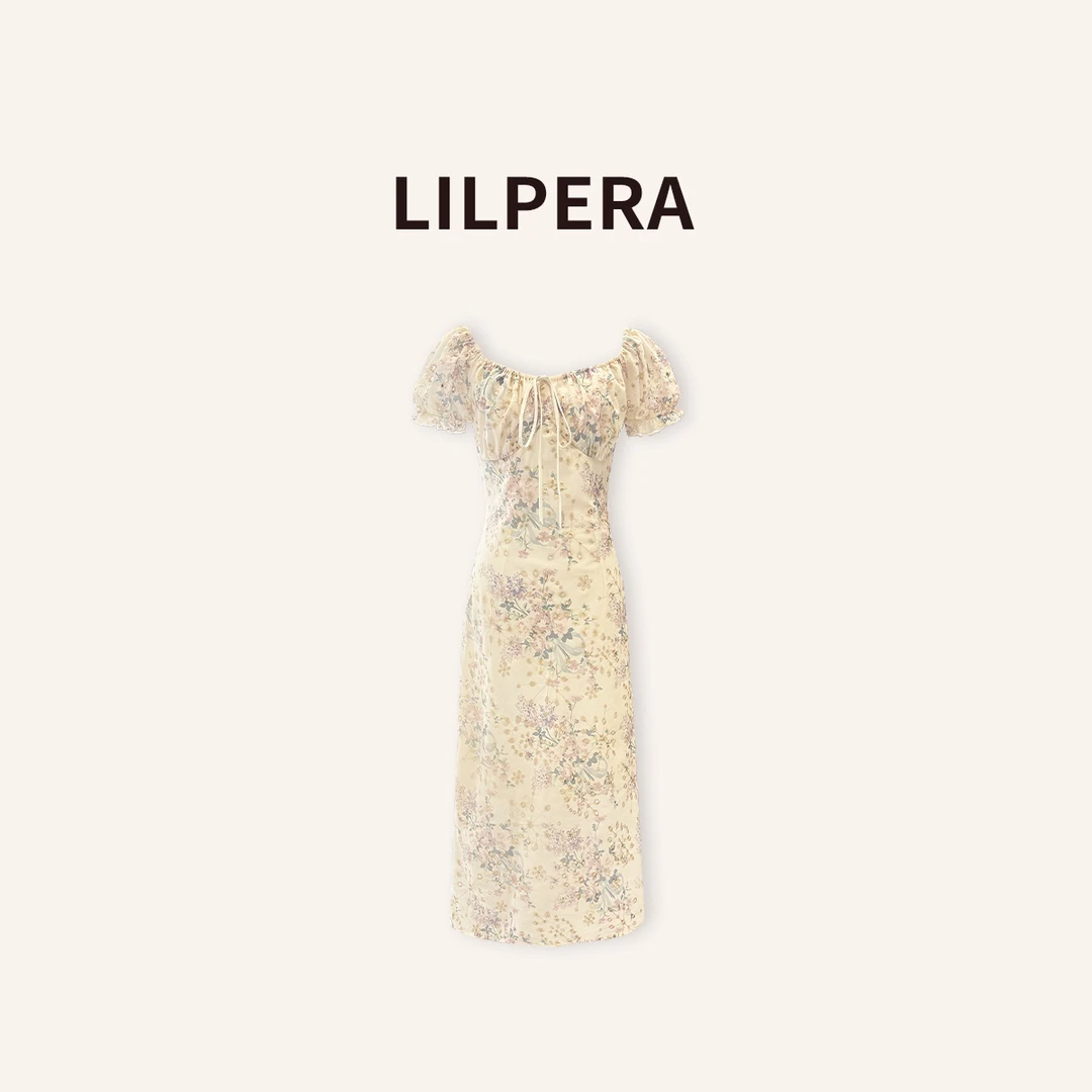 Lilpera【清仓福利】夏季女装连衣裙碎花裙X252