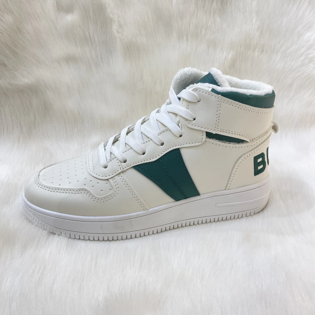 2024秋冬新爆款加绒保暖冬季平底休闲运动鞋韩版男士