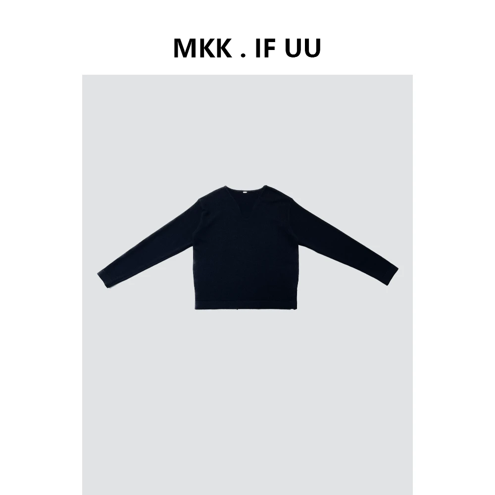 KEKE推荐 水滴领显瘦毛衫