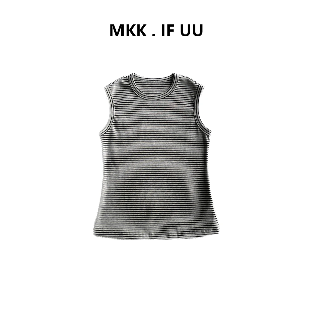 KEKE推荐潮牌显瘦针织小背心