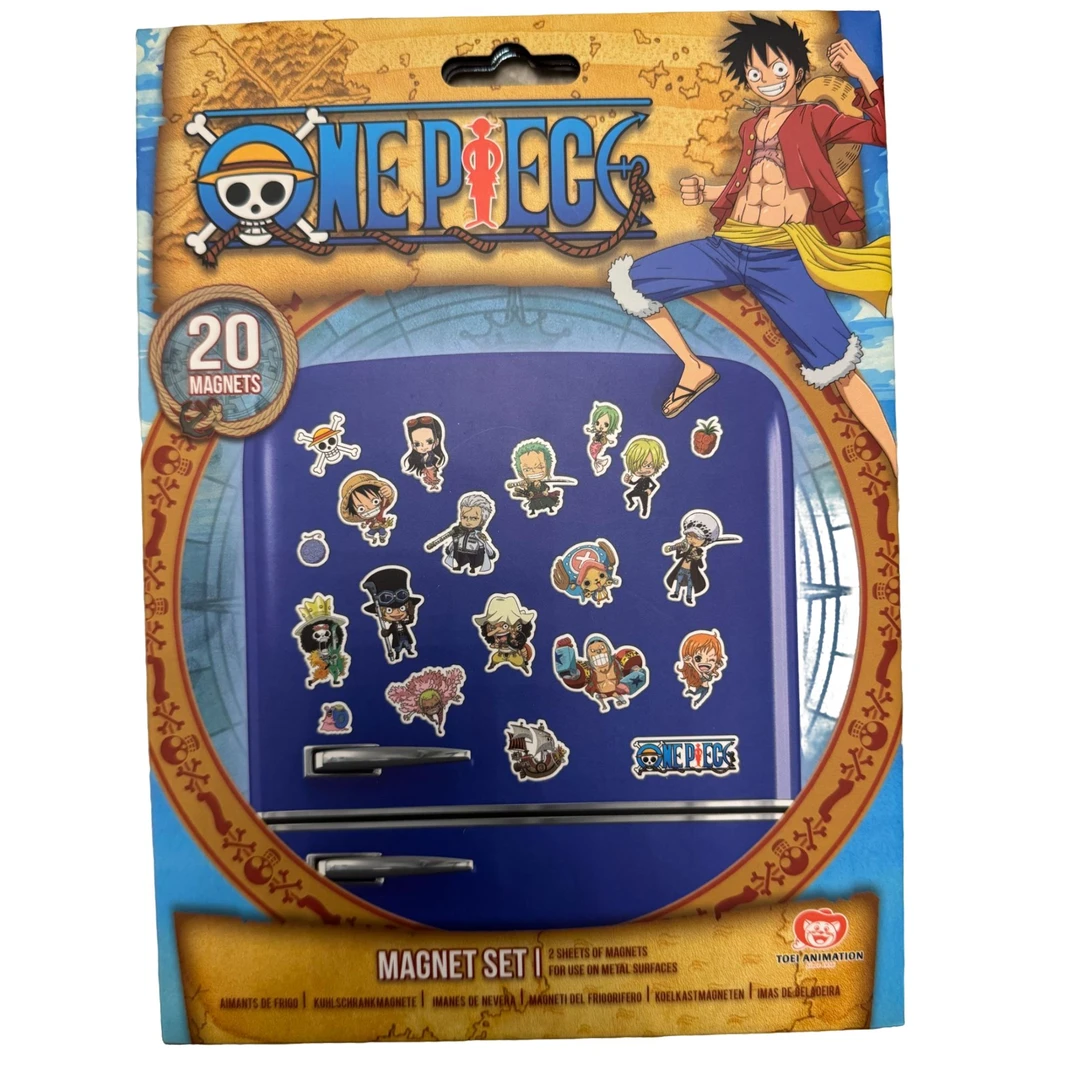 【海贼王】正版日谷 海贼磁石冰箱贴 一套20枚