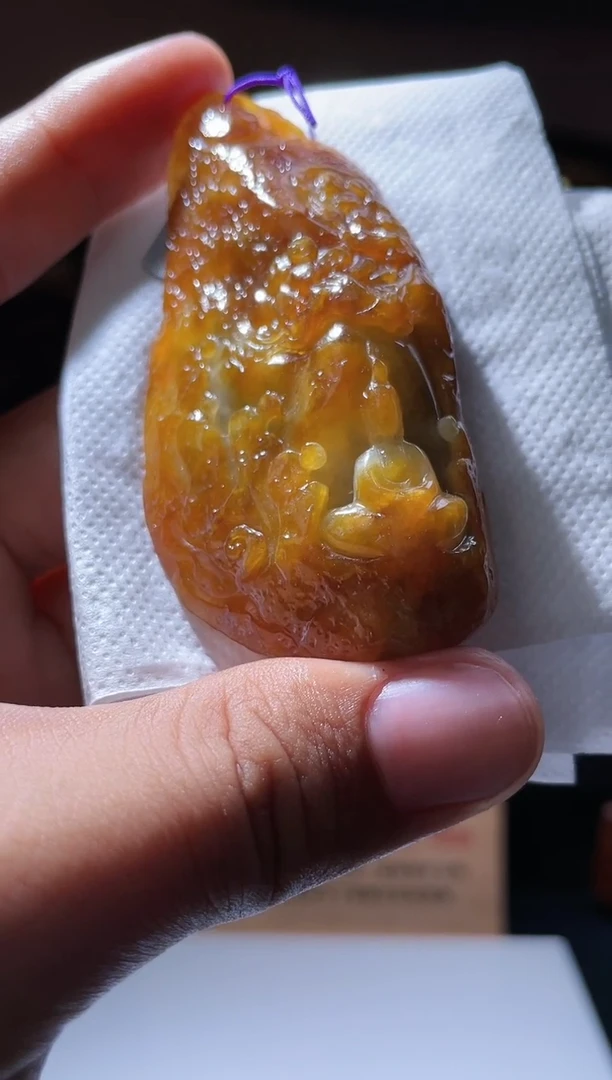 【闪购商品】定制翡翠未镶嵌105-毛货挂件需要抛光