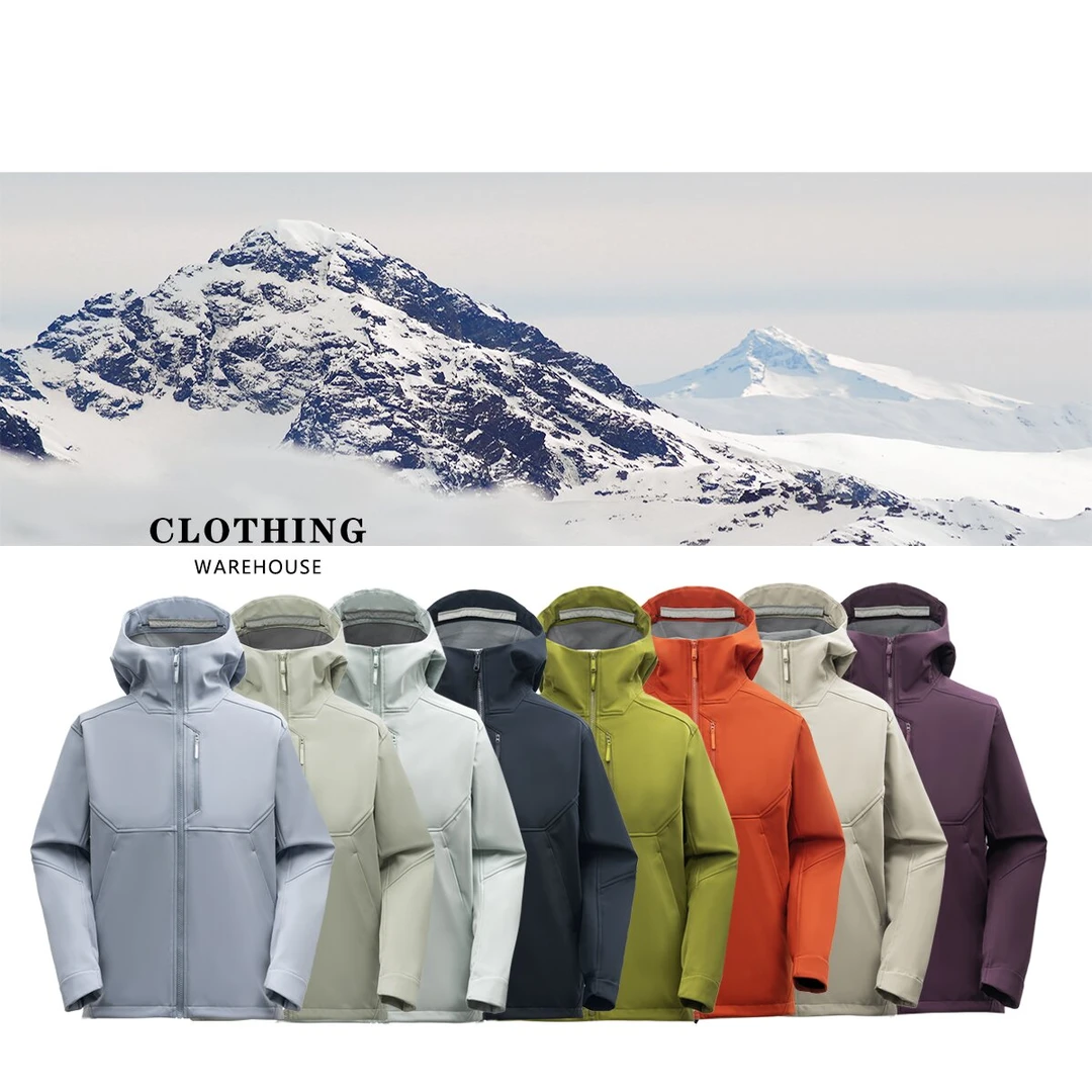 026人手一件！男女户外机能悍石1级面料三防连帽加绒冲锋衣外套