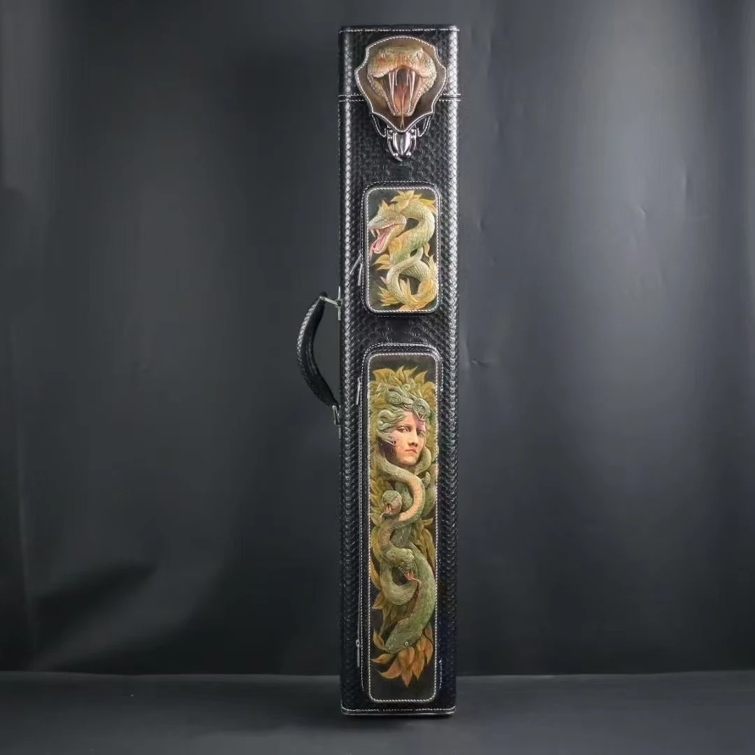 由甲美杜莎杆桶7孔台球杆桶