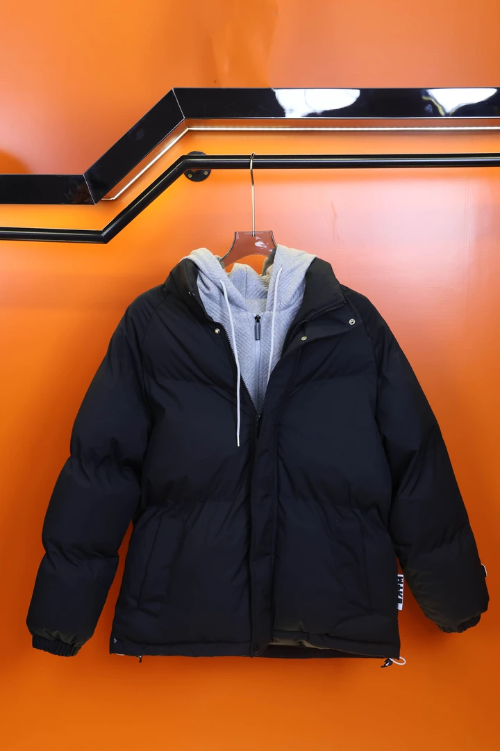 秋冬时尚男袄休闲情侣连帽棉服加厚冬季潮流棉衣