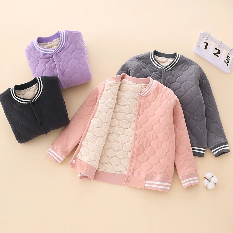校服神器上衣儿童无骨内胆男女童秋冬加厚内穿棉服小棉袄保暖棉衣