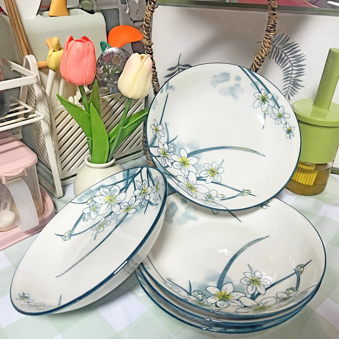 水仙花 7 英寸深盘 6 个装