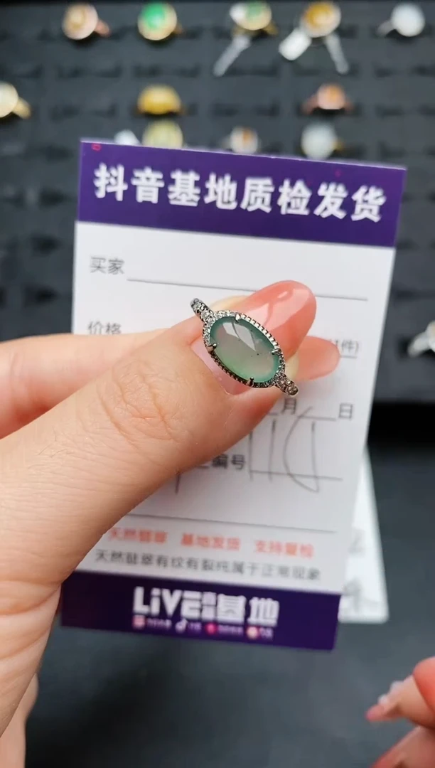 【闪购商品】翡翠戒指银S925镶嵌..............