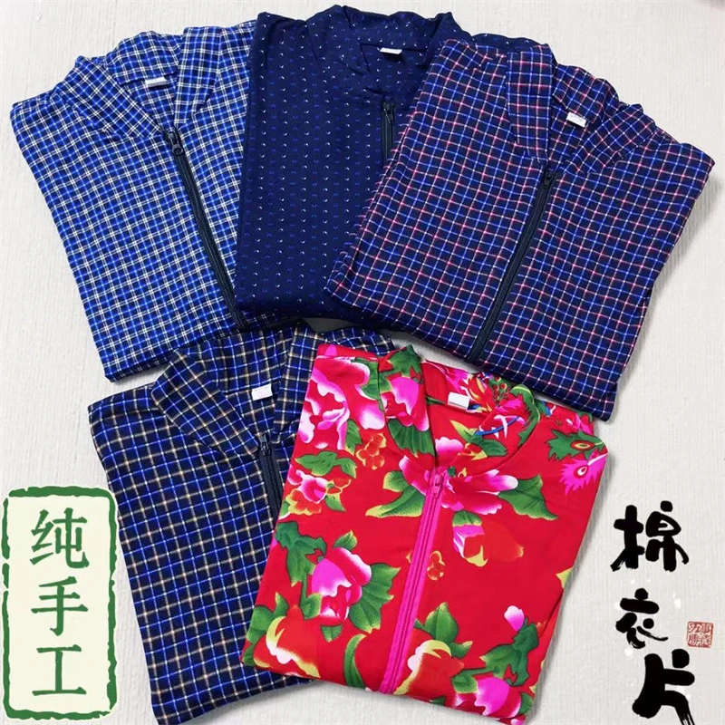 新款棉衣片半成品棉袄片子手工棉花棉袄片子加大加肥300斤穿裤片