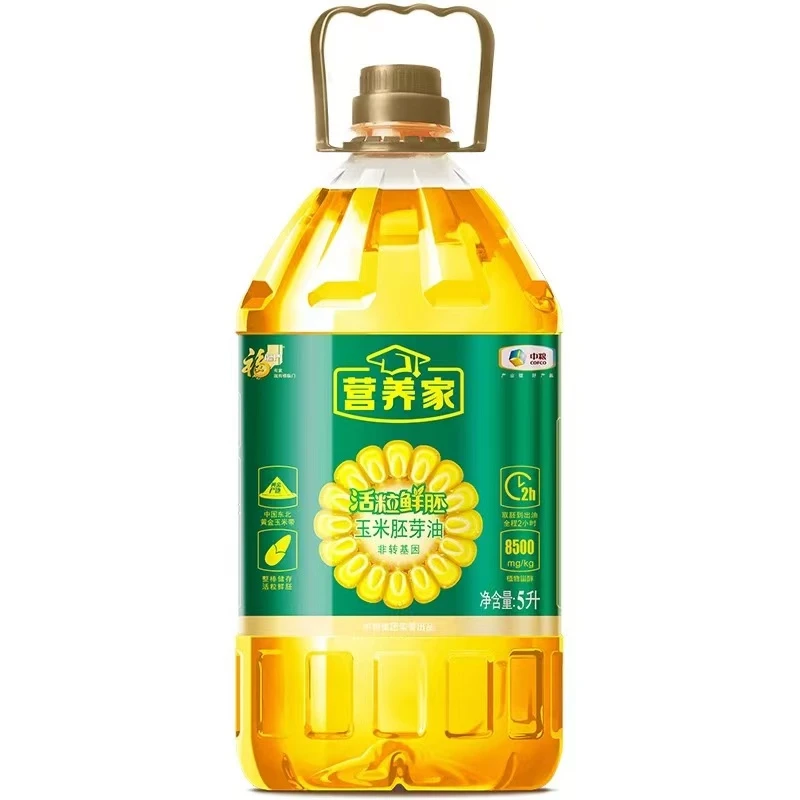 （临期促销）福临门营养家活粒鲜胚玉米胚芽油5L/桶 2665