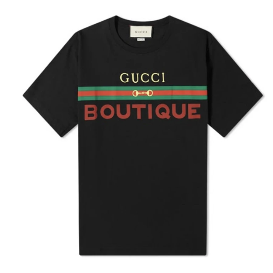 未使用 GUCCI/古驰 古驰Gucci红绿腰带字母印花短袖