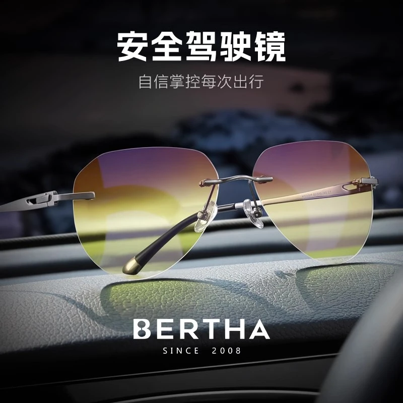 防远光灯刺眼夜间开车专用男士司机晚上驾驶增亮夜视眼镜偏光眩光