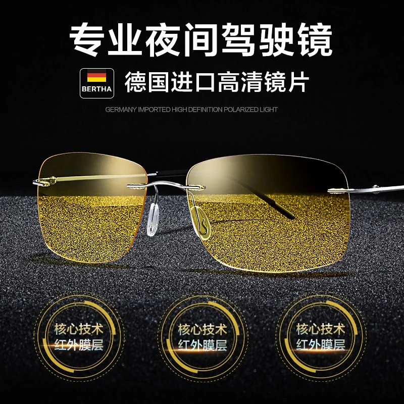 超轻晚上开车专用夜视眼镜男偏光防远光灯女夜晚夜间司机驾驶神器