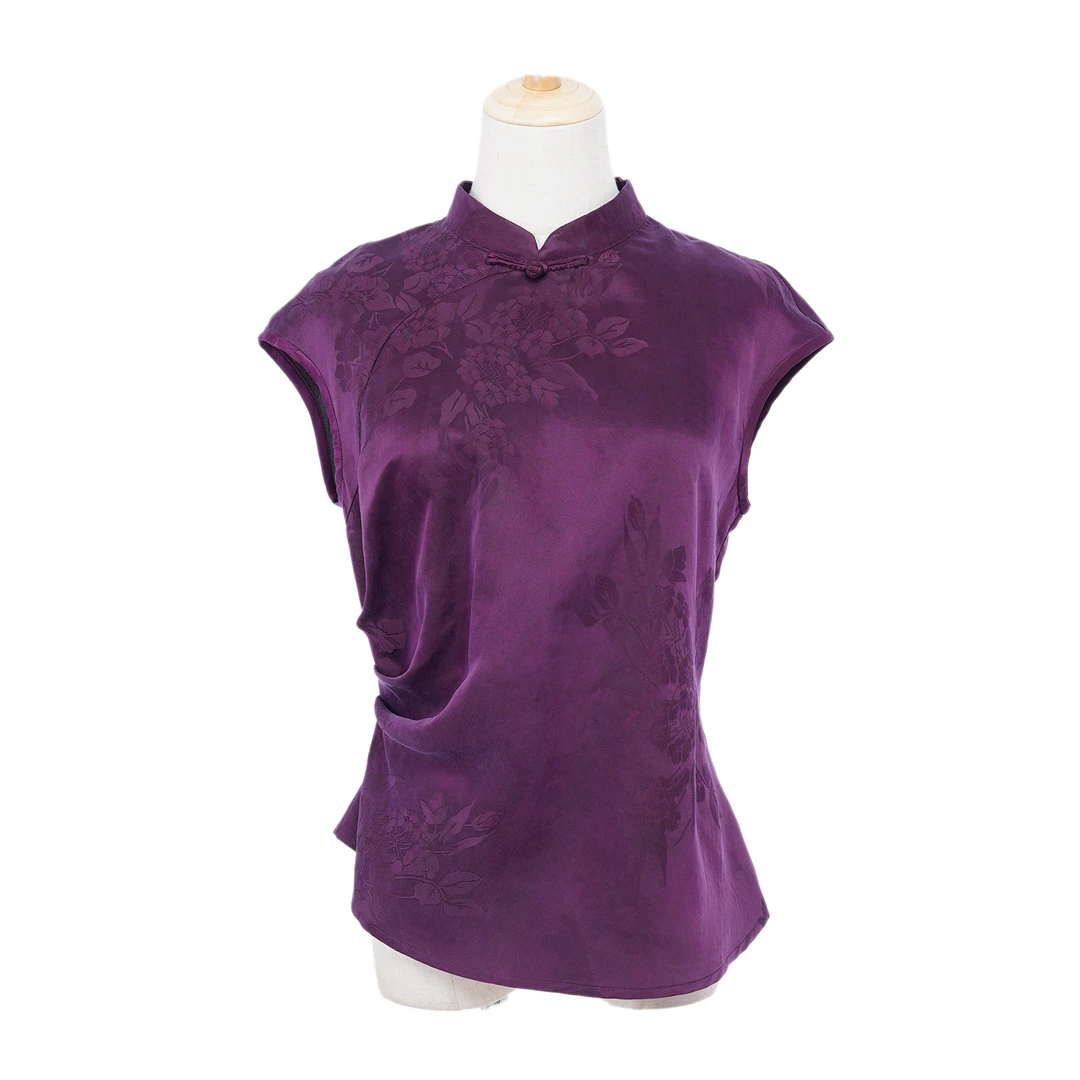 [映荷]FY1080701香云纱重缎中式上衣