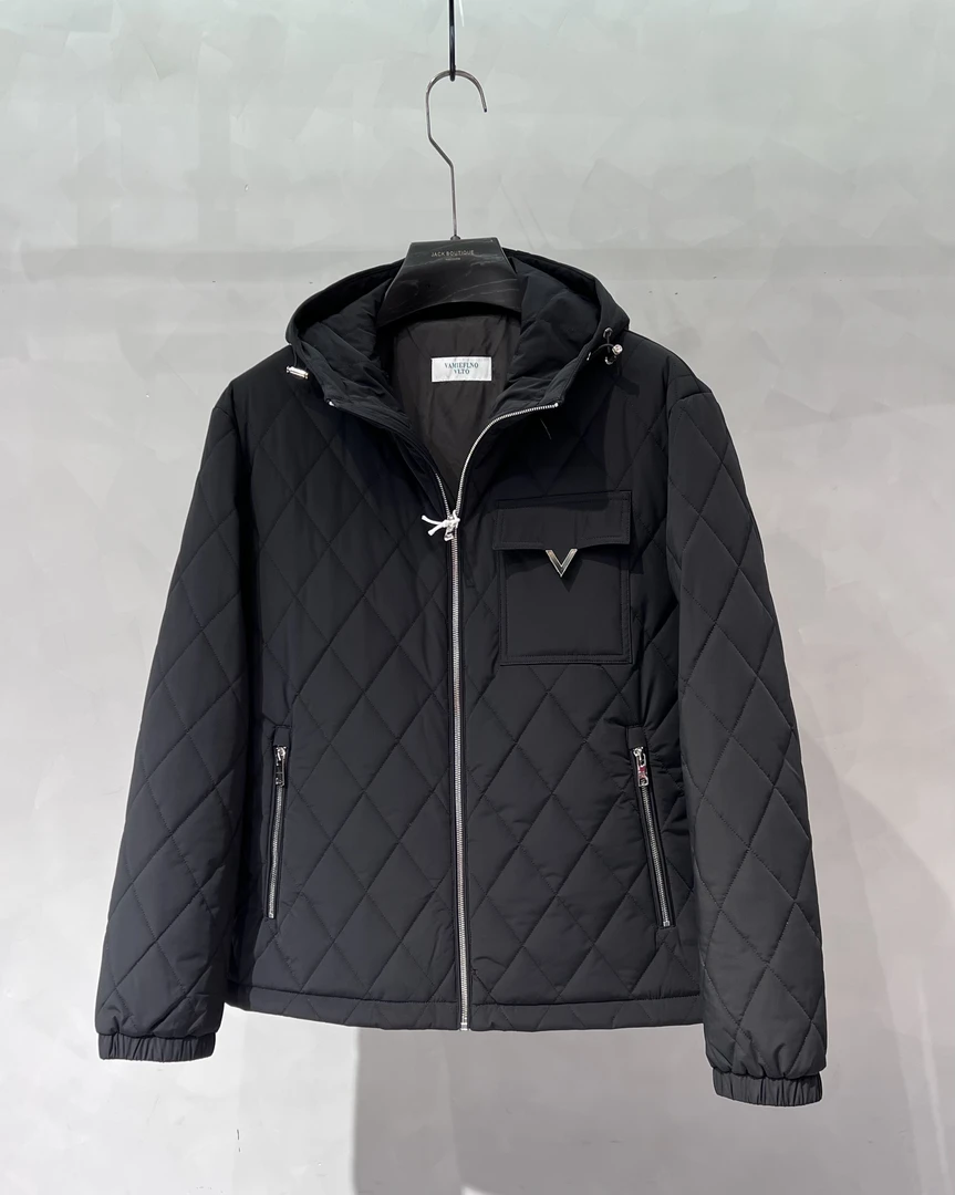 （杰克国际甄选）男士秋冬新款轻奢百搭时尚黑色夹克