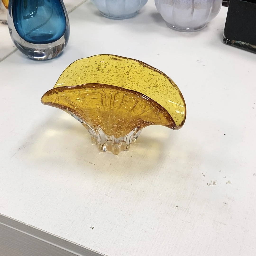 琥珀琉璃花瓶摆件家居装饰20