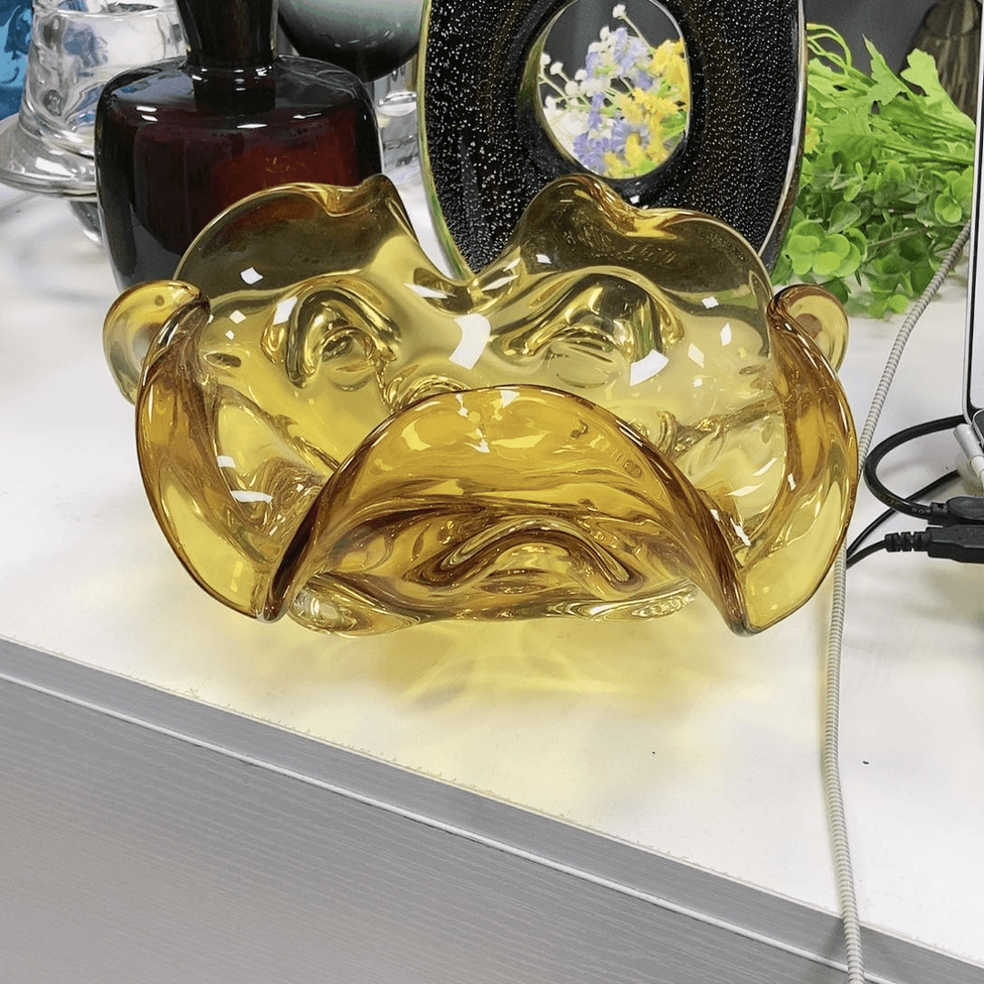 琉璃琥珀琉璃花瓶摆件家居28