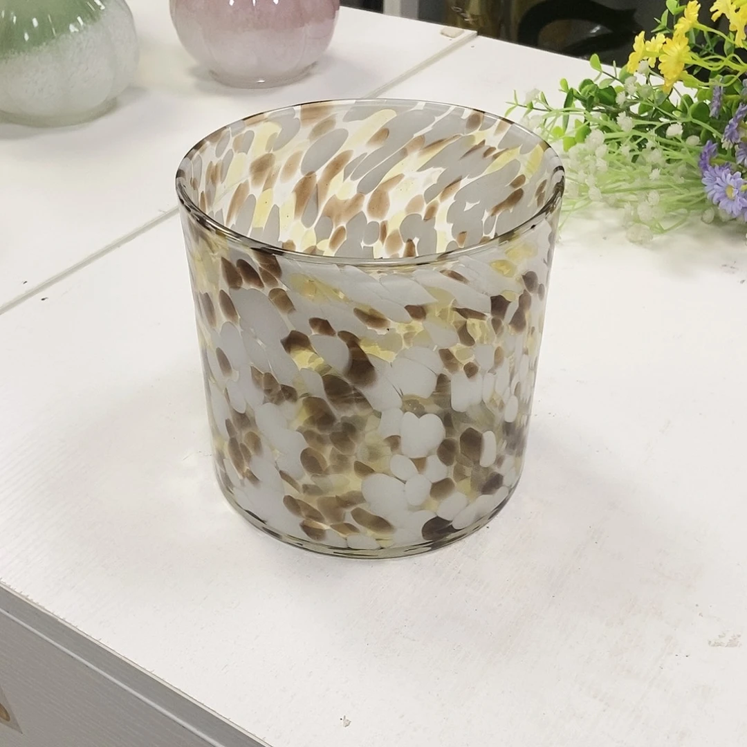 豹纹花瓶摆件家居设计高15
