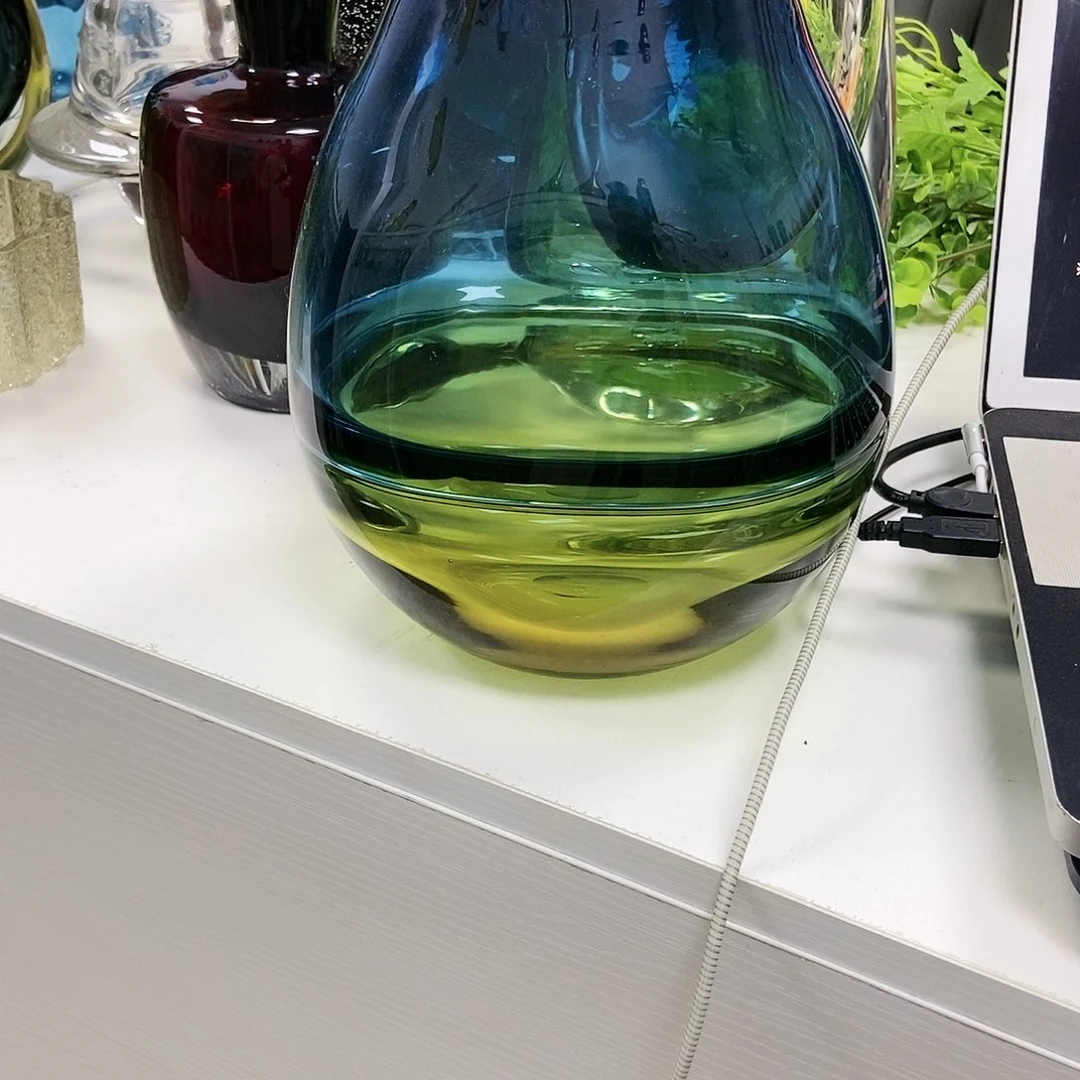 琉璃花瓶摆件家居高24
