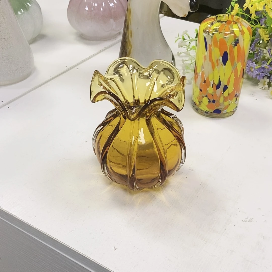 琥珀钱袋花瓶摆件家居设计14花瓶