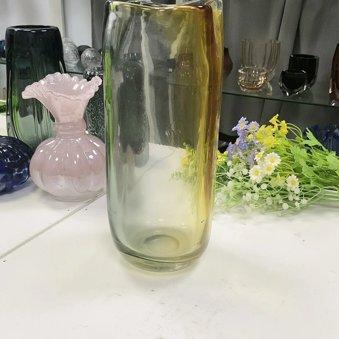辉煌琉璃花瓶摆件家居高31