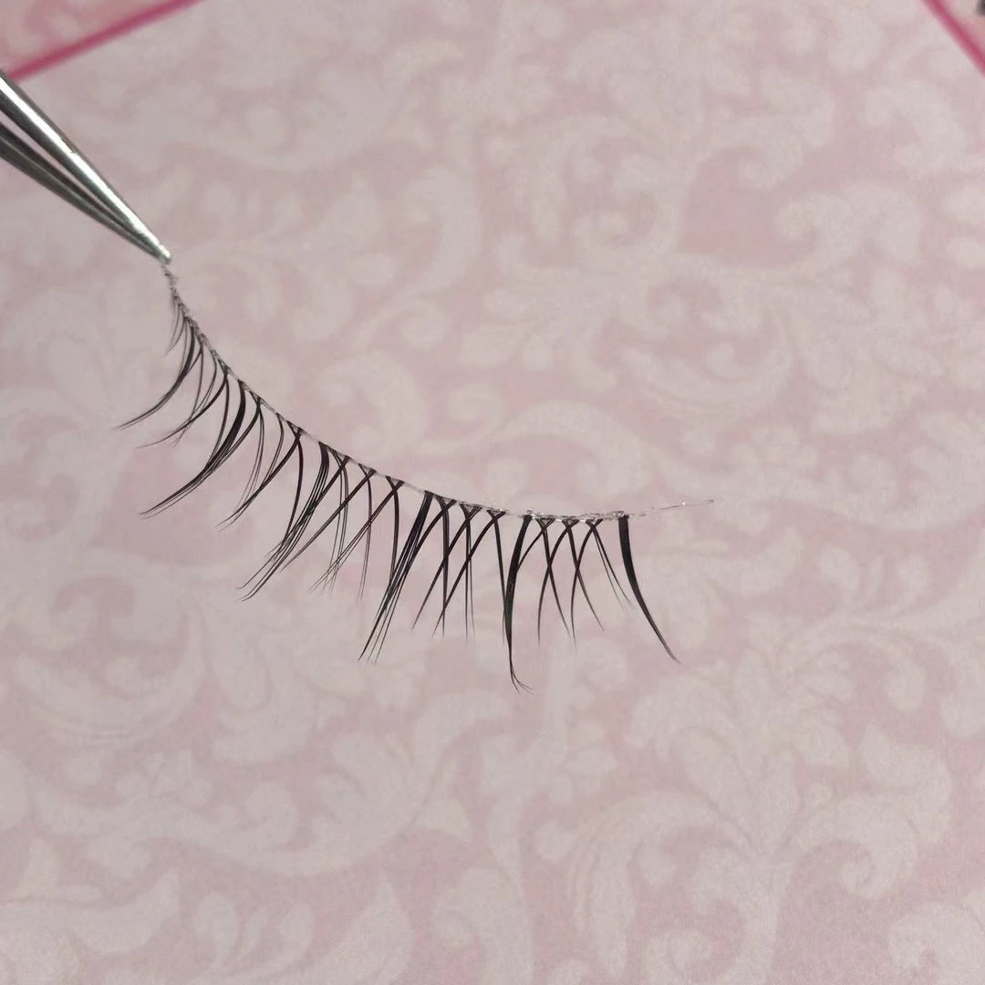 至俏T4整条素颜妆日系韩系新手学生妆细梗自然款浓密舞台假睫毛