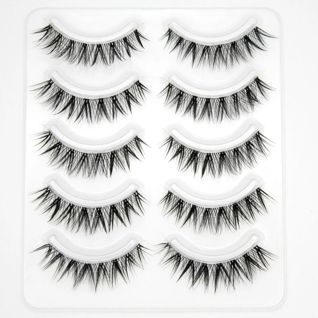 至俏T011整条素颜妆日系韩系新手学生妆细梗自然款浓密舞台假睫毛