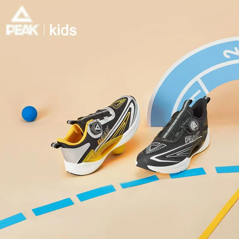 匹克童鞋轻弹科技儿童跑步鞋旋钮扣运动鞋体考跳绳鞋男女运动童鞋