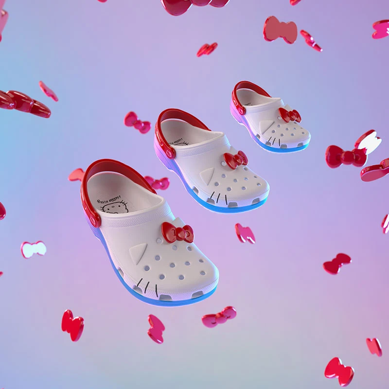 CROCS/卡骆驰【经典Hello Kitty Clog】洞洞鞋女休闲拖鞋|209438