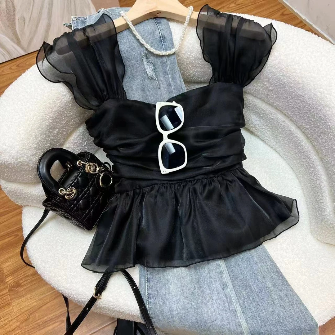 004 【柔雾】吊带上衣