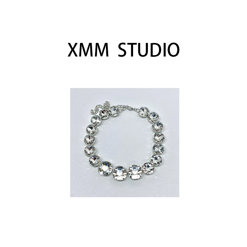 合金仿水晶项链 徐明明  大小卫星【冰钻】颈链