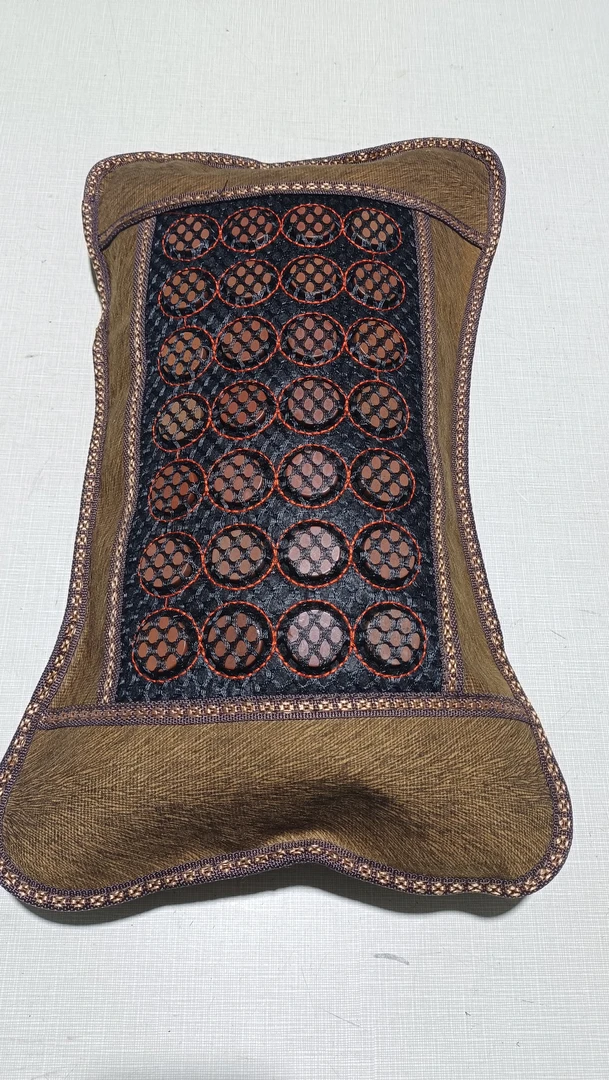 砭石正品加温养生理疗办公家用枕垫