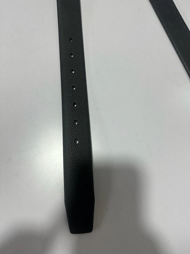 头层牛皮针眼扣皮带